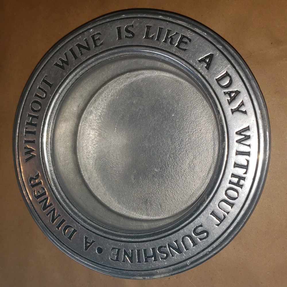 Wilton Armetale pewter wine dish